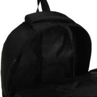 Рюкзак школьный из текстиля на молнии, 5 карманов, цвет чёрный Рюкзак школьный из текстиля на молнии, 5 карманов, цвет чёрный