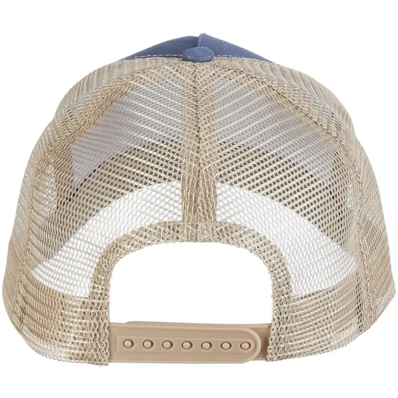 Бейсболка Blink, синяя (джинс) с бежевым Бейсболка Blink, синяя (джинс) с бежевым