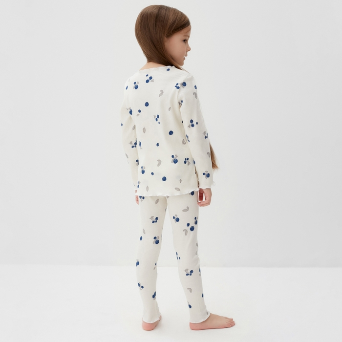Пижама детская (лонгслив и брюки) KAFTAN Little berry р.30 (98-104) Пижама детская (лонгслив и брюки) KAFTAN Little berry р.30 (98-104)