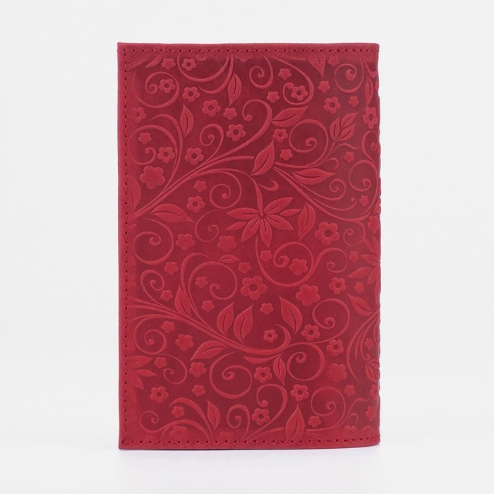 Обложка для паспорта, цвет красный