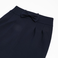 Юбка школьная для девочек, цвет тёмно-синий, рост 128 см