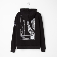 Худи мужское MINAKU "Решайся", цвет чёрный, размер 48 Худи мужское MINAKU "Решайся", цвет чёрный, размер 48