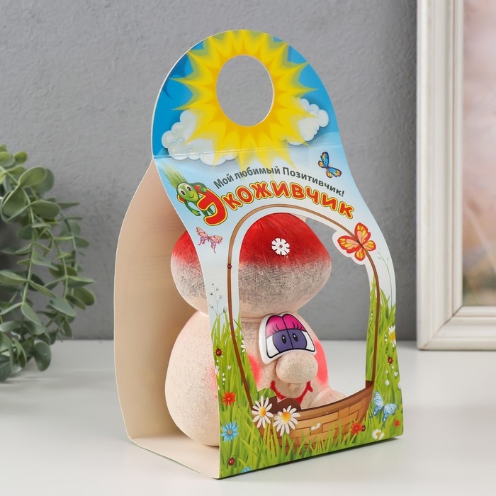 Растущий подарок травка Экоживчик "Мухомор"