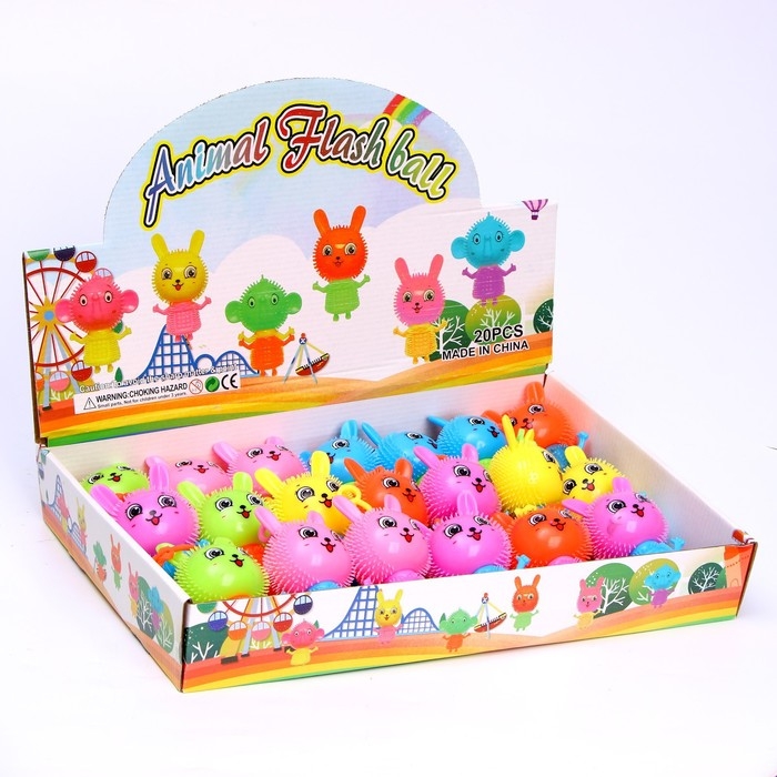 Ёжка «Зайка» световой, цвета МИКС Ёжка «Зайка» световой, цвета МИКС