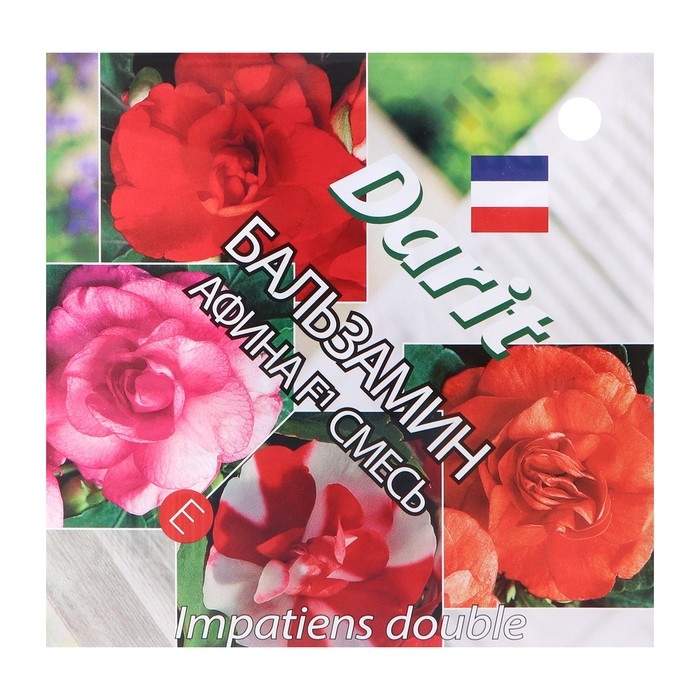 Семена цветов бальзамин Махровый Семена цветов бальзамин Махровый "Афина", смесь, О, 5 шт