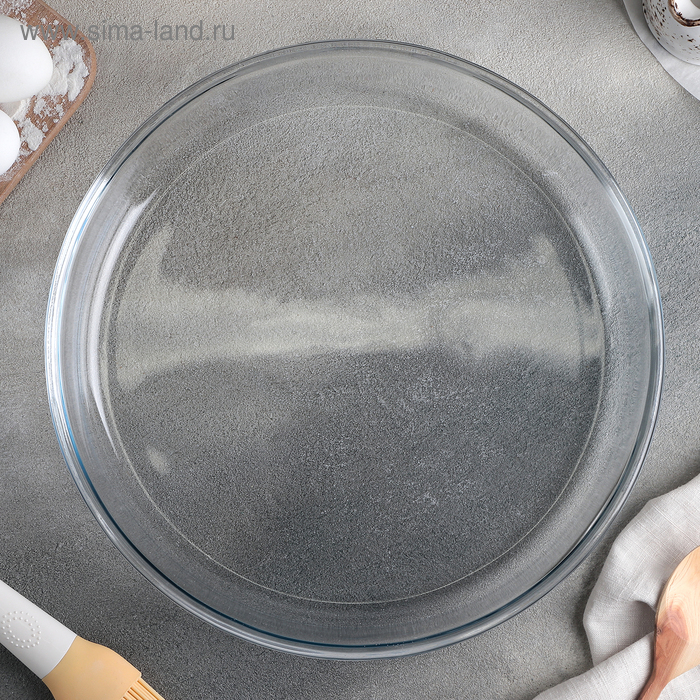 Форма для запекания и выпечки из жаропрочного стекла Borcam, 2,85 л, d=31,5 см Форма для запекания и выпечки из жаропрочного стекла Borcam, 2,85 л, d=31,5 см