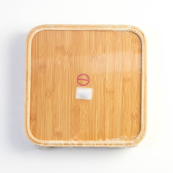 Поднос квадратный Доляна Jungle, 30,5&times;30,5 см, бамбук