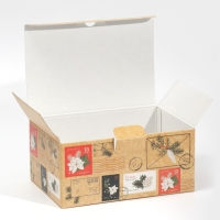 Коробка подарочная новогодняя складная &laquo;Почта&raquo;, 22 х 15 х 10 см, Новый год