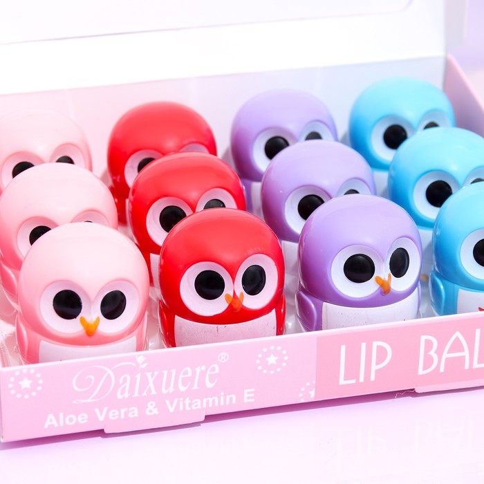 Бальзам для губ «Сова», микс цветов и ароматов Бальзам для губ «Сова», микс цветов и ароматов