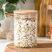 Банка стеклянная для сыпучих продуктов «Эко. Золото», 550 мл, 8,5×12,5 см Банка стеклянная для сыпучих продуктов «Эко. Золото», 550 мл, 8,5×12,5 см