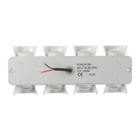 Светильник фасадный «Элегант», FSD-041, 8 Вт, 3000К, 4 луча, IP65, 220 В, пластик, белый Светильник фасадный «Элегант», FSD-041, 8 Вт, 3000К, 4 луча, IP65, 220 В, пластик, белый