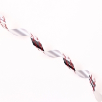 Новый год. Лента для декора и подарков новогодняя, "С рождеством", красная, 2 см х 50 м. Новый год. Лента для декора и подарков новогодняя, "С рождеством", красная, 2 см х 50 м.