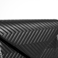 Сумка-клатч на клапане, цвет чёрный Сумка-клатч на клапане, цвет чёрный