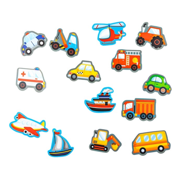 Пластик на липучках &laquo;Транспорт&raquo;