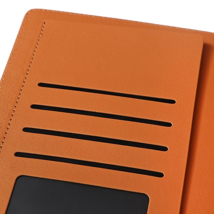 Органайзер на кольцах А5, 80 листов, кожзам, линия, с хлястиком, черный Органайзер на кольцах А5, 80 листов, кожзам, линия, с хлястиком, черный