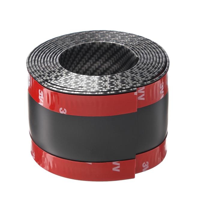 Защитная накладка на порог авто, под карбон, самоклеящаяся, 7х250 см Защитная накладка на порог авто, под карбон, самоклеящаяся, 7х250 см