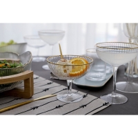 Бокал для коктейлей стеклянный Magistro «Орион», 350 мл, 11,1×12,5 см, с золотой отводкой Бокал для коктейлей стеклянный Magistro «Орион», 350 мл, 11,1×12,5 см, с золотой отводкой