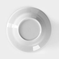 Тарелка фарфоровая глубокая &laquo;Идиллия&raquo;, 250 мл, d=20 см, белая