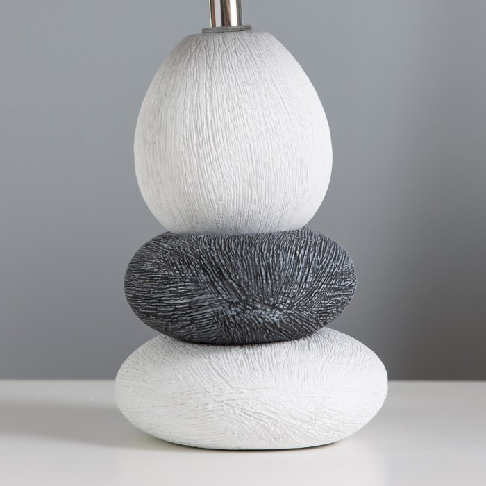 Лампа настольная керамика Е14 40Вт 220В "Сад камней: чистота" 34,5х22,5х22,5 см RISALUX