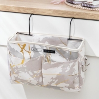 Органайзер подвесной с карманами Доляна &laquo;Мрамор&raquo;, 3 отделения, 31&times;11&times;27 см, цвет серо-белый