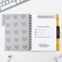 Планер с разделителями «Проект», мягкая обложка, формат А5, 50 листов Планер с разделителями «Проект», мягкая обложка, формат А5, 50 листов