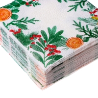 Новый год. Салфетки бумажные «Новогодний аромат», однослойные, 24х24 см, 100 шт. Новый год. Салфетки бумажные «Новогодний аромат», однослойные, 24х24 см, 100 шт.