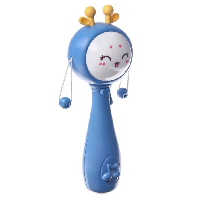 Погремушка &laquo;Барабанчик&raquo;, музыкальная, цвет МИКС, Крошка Я