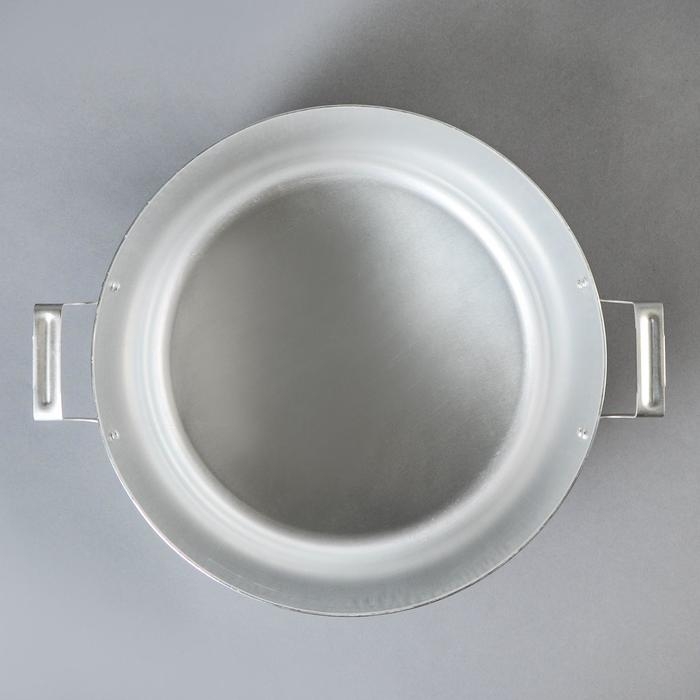 Кастрюля алюминиевая, 15 л, металлическая крышка