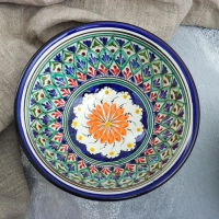 Коса Риштанская Керамика "Узоры", 18 см, большая, микс Коса Риштанская Керамика "Узоры", 18 см, большая, микс