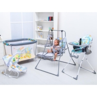 Качели детские напольные &laquo;Веселые зверята&raquo;