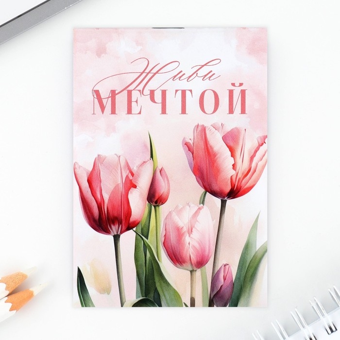 Подарочный набор: блокнот, ручка-фигурная и ластик «Розовые тюльпаны» Подарочный набор: блокнот, ручка-фигурная и ластик «Розовые тюльпаны»