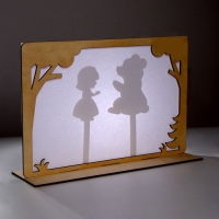 Теневой театр по мотивам русской народной сказки &laquo;Три медведя&raquo;