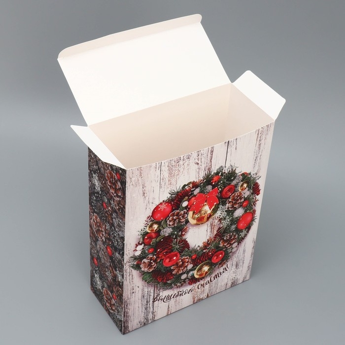Коробка подарочная новогодняя складная &laquo;Волшебного счастья&raquo;, 22 х 30 х 10, Новый год