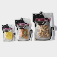 Набор пакетов для хранения сыпучих продуктов Доляна, застёжка zip-lock, 3 шт, 18,2&times;23,5 см, 14,5&times;19 см, 11,2&times;14,5 см