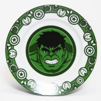 Набор посуды из керамики, 3 предмета: тарелка Ø 16,5 см, миска Ø 14 см, кружка 200 мл, "Мстители", Марвел Набор посуды из керамики, 3 предмета: тарелка Ø 16,5 см, миска Ø 14 см, кружка 200 мл, "Мстители", Марвел