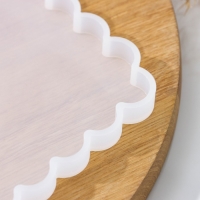 Молд Доляна &laquo;Блоссом. Квадрат&raquo;, силикон, 19,5&times;19,5&times;1,1 см, прозрачный