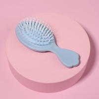 Расчёска - мини массажная, 14,5 &times; 6 см, цвет голубой