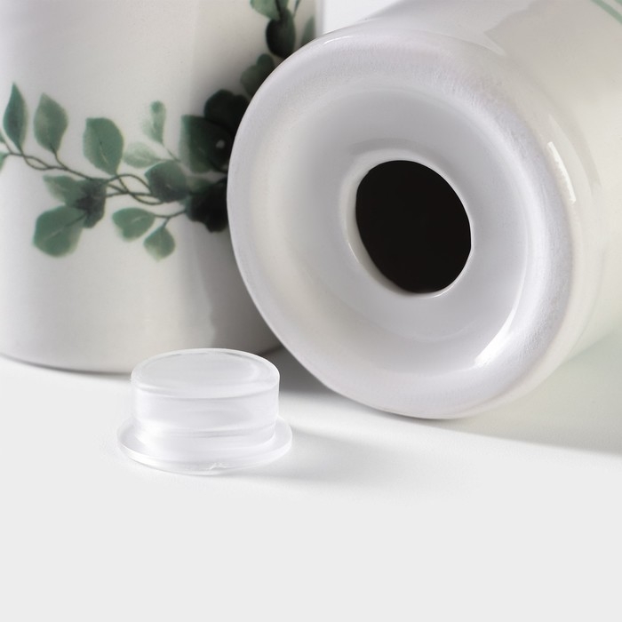 Набор для специй Доляна &laquo;Эвкалипт&raquo;, 2 предмета: солонка 130 мл, перечница 130 мл