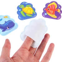 Игрушки для ванны &laquo;Подводный мир&raquo; книжка и пальчиковый театр, Крошка Я