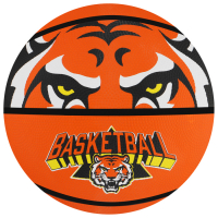 Баскетбольный мяч ONLYTOP «Тигр», клееный, 8 панелей, р. 7, резина, резиновая камера Баскетбольный мяч ONLYTOP «Тигр», клееный, 8 панелей, р. 7, резина, резиновая камера