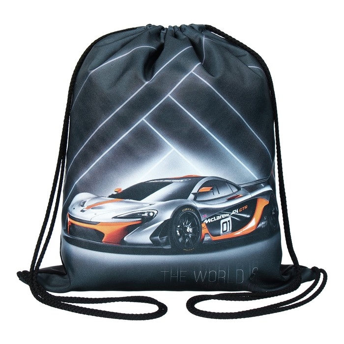 Мешок для обуви 435 х 360 мм, Stavia (плотность 600D с водоотталкивающей ПУ-пропиткой) "Скорость"