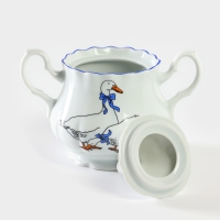 Сахарница фарфоровая &laquo;Гуси&raquo;, 550 мл