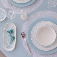 Блюдо сервировочное фарфоровое Magistro &laquo;Лунный океан&raquo; 21,5&times;10&times;2,2 см