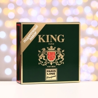Подарочный набор косметики мужской King, гель для бритья, 125 мл + гель-бальзам после бритья, 125 мл Подарочный набор косметики мужской King, гель для бритья, 125 мл + гель-бальзам после бритья, 125 мл