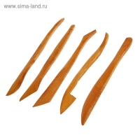 Набор деревянных стеков "Сонет", 5 штук, 20 см Набор деревянных стеков "Сонет", 5 штук, 20 см