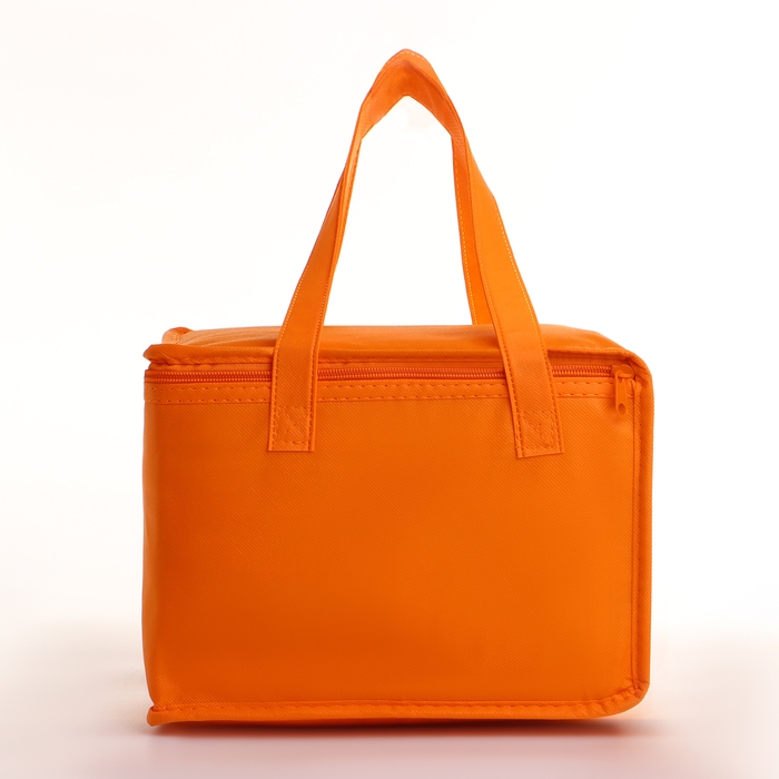 Термосумка на молнии, 13,5 л, цвет оранжевый