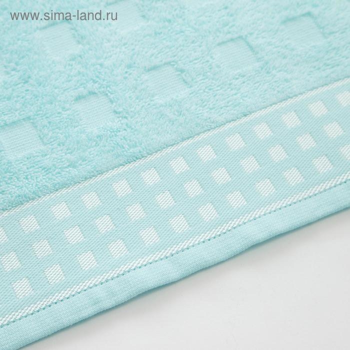 Полотенце махровое LoveLife Square, 70х130 см, цвет небесный