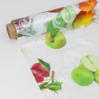 Клеёнка на стол Доляна &laquo;Сочность&raquo;, ширина 137 см, рулон 30 метров, толщина 0,07 мм