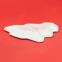 Тарелка новогодняя Доляна &laquo;Имбирные человечки&raquo;, 21&times;20,2 см