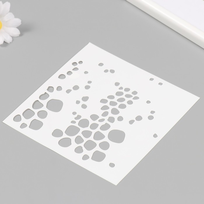 Трафарет пластиковый "Текстура" 15х15 см